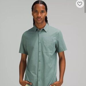 lululemon athletica Sage Green Casual Button Down Shirt